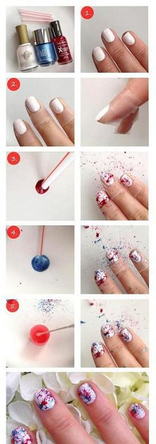 artystyczne paznokcie ;)