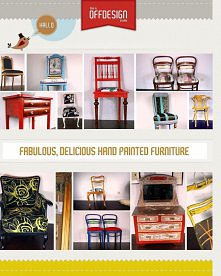 Meble ręcznie malowane