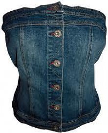 Gorset dżinsowy