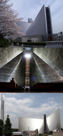 St Mary's Cathedral, Tokyo, proj. Kenzo Tange