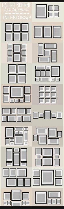 ustawienie zdjęć na ścianę