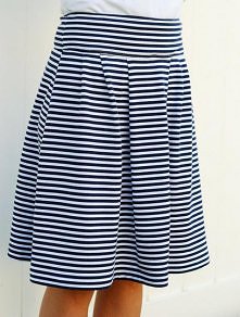 Nautical skirt tutorial..