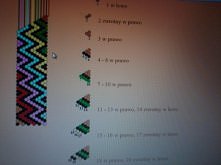 wzór na bransoletkę z muliny