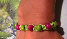 bransoletka z koralikami