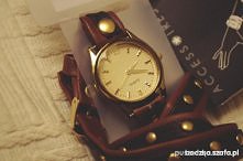 Zegarek na długim pasku ;D