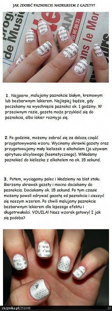 Jak zrobić paznokcie z nadr...