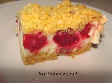 *Składniki na kruche ciasto*   2,5 szklanki mąki pszennej (może być również mąka krupczatka)   250 g masła lub margaryny, zimnego   2 łyżeczki proszku do pieczenia   3 łyżki cuk...