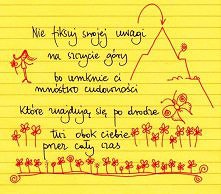 Nie fiksuj uwagi na szczycie góry