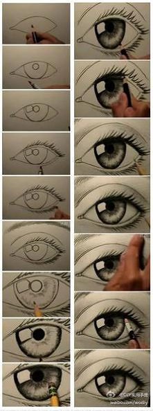 jak narysowac oczy