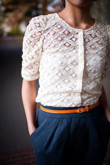 button down lace
