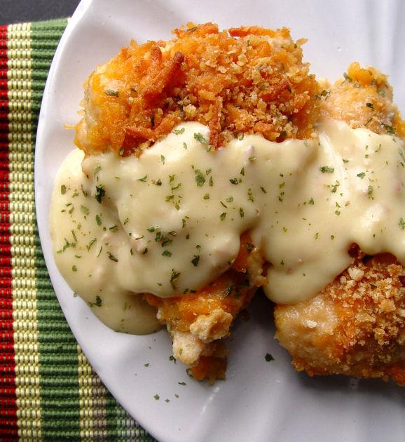 Crispy cheddar chicken