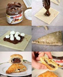 Nutella w cieście