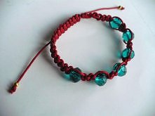 Shamballa z fasetowanymi kr...