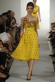 50 najpiękniejszych sukienek Mercedes Benz Fashion Week Wiosna - Lato 2013. Collection: Oscar de la Renta SS 2013 MBFW New York.