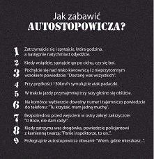 10. Śmiej się do bólu po jego wysiadce :)
