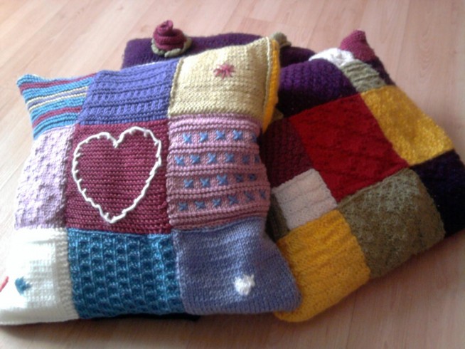 Patchworkowe poduszki