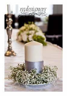 Białe dekoracje weselne