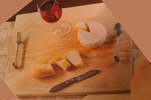 taca kuchenna z deski i uch...