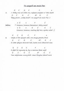polskie tłumaczenie piosenki What the Lord  Has Done  in me z tej samej tablicy