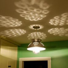 cudna lampa z durszlaka