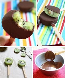 kiwi w czekoladzie