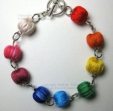 Włóczkowa biżuteria