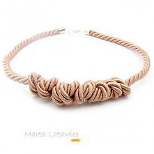 Naszyjnik Beżowy (proj. Marta Latawiec)