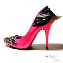 SZPILKI FLUO ROZOWE R.37 (proj. kollana)