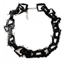 szyte rurki - czarne (proj. galeria nuit)