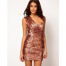 cekinowa na jedno ramie... ...