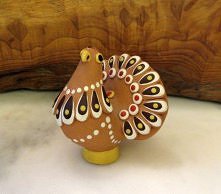 pawik ludowy ceramiczny - gwizdek (łowca: vintage-lover)