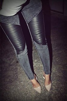 leather jeans