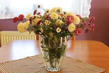 bukiet z jesiennych kwiatów