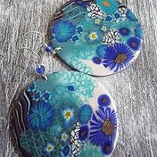 Kolczyki z najwyższej klasy masy termoutwardzalnej Fimo