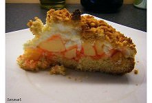 Jabłecznik z budyniem i kisielem