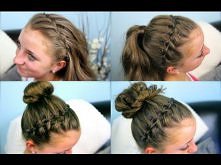 Waterfall Braid Combo | Four Easy Hairstyles