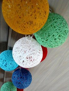 GIRLANDA LAMPIONÓW AŻUROWYCH - kolorowa (proj. kakazuk)