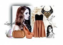 Zestaw Mojego Autorstwa:)
Inspiracja Laną del Rey, kobietą niezwykłą, seksowną o cudownym głosie. I pasji.