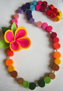 Długaśny naszyjnik multikolorowy