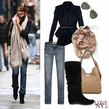 Styl Cameron Diaz to zawsze jeansy i bluzka dłuższa niż marynarka czy kurtka. Bardzo prosty i łatwy do naśladowania styl. Choć z tak perfekcyjną figurą już znacznie trudniej ;)