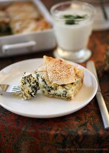 spanakopita, bardzo polecam...