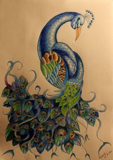 wzór pewnego tatuażu, odróżnia się od oryginału ale taki był cel ;)