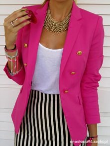 Różowy żakiecik:))