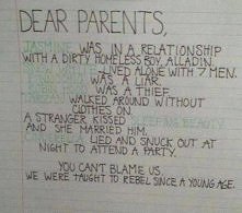 dear parents...