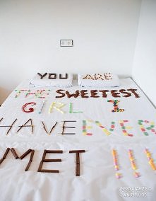 Pomysł na słodkie wyznanie ...