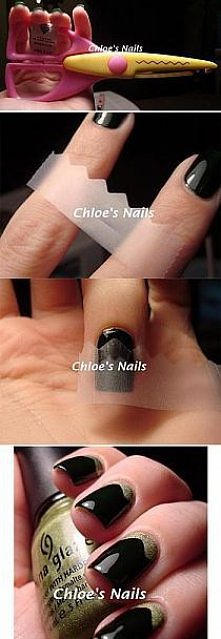 pomysł na ciekawe paznokcie :D