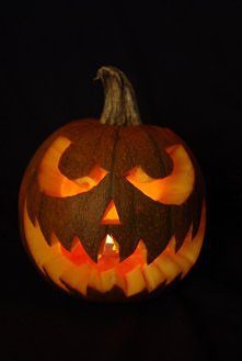 moja dynia na hallowen :)