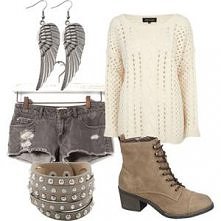 Stylizacja z Allani.pl. Uwielbiam takie buty ;)