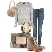 Stylizacja z Allani.pl. Futrzane dodatki.