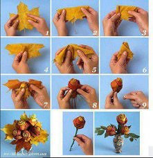 Jesienny bukiet "różan...